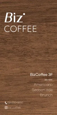 Simple beaded coffee wooden plaque with cafe-related text and illustrated shapes