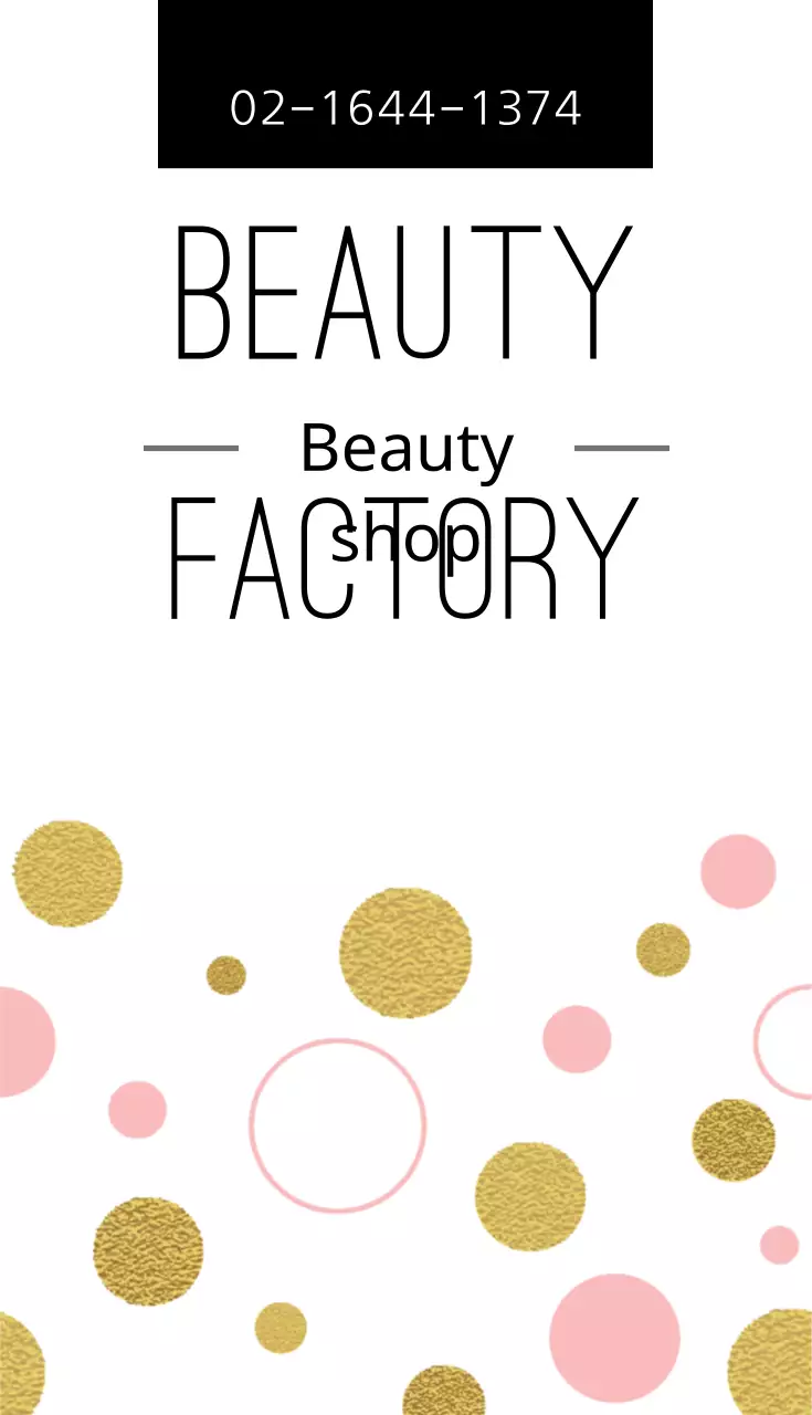 Cartão de visita de promoção de beleza moderna rosa