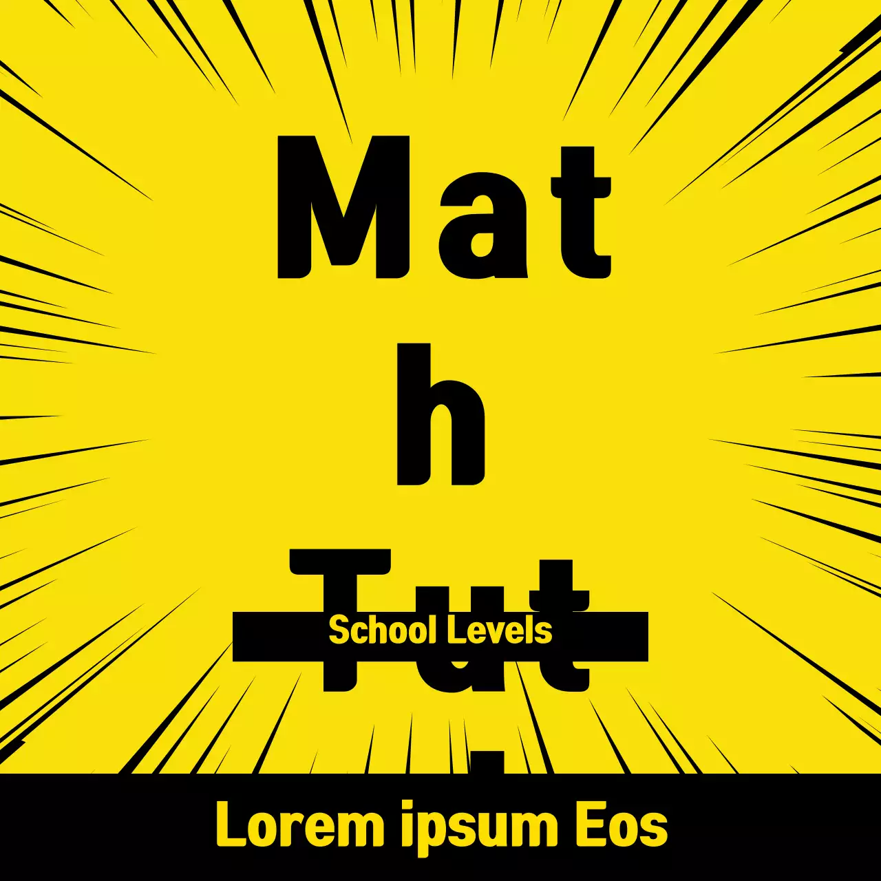 Faixa amarela em negrito do guia de matemática