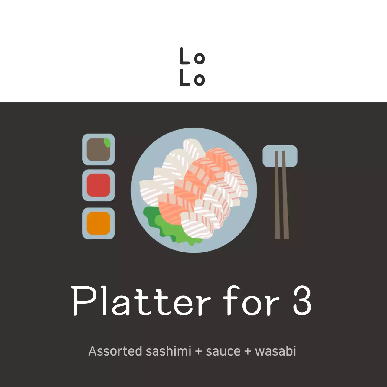 Piring makanan laut untuk 3 orang