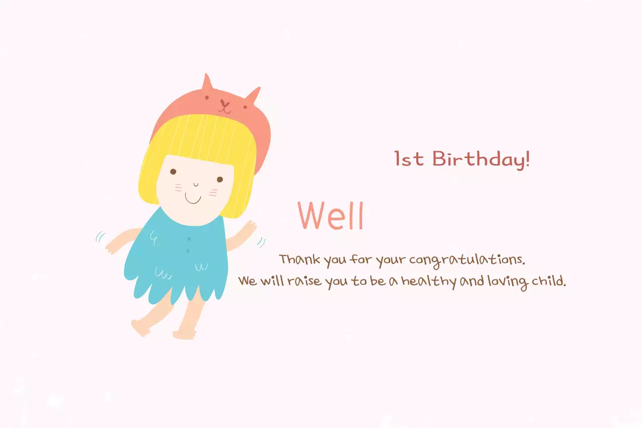 Banner de convite de aniversário simples rosa