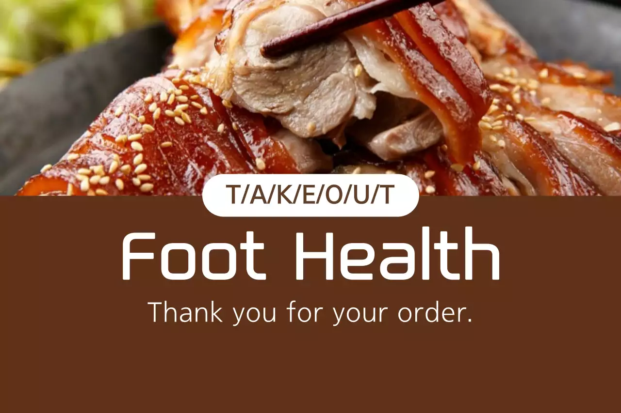 Brown Minimal Food Promotion Banner