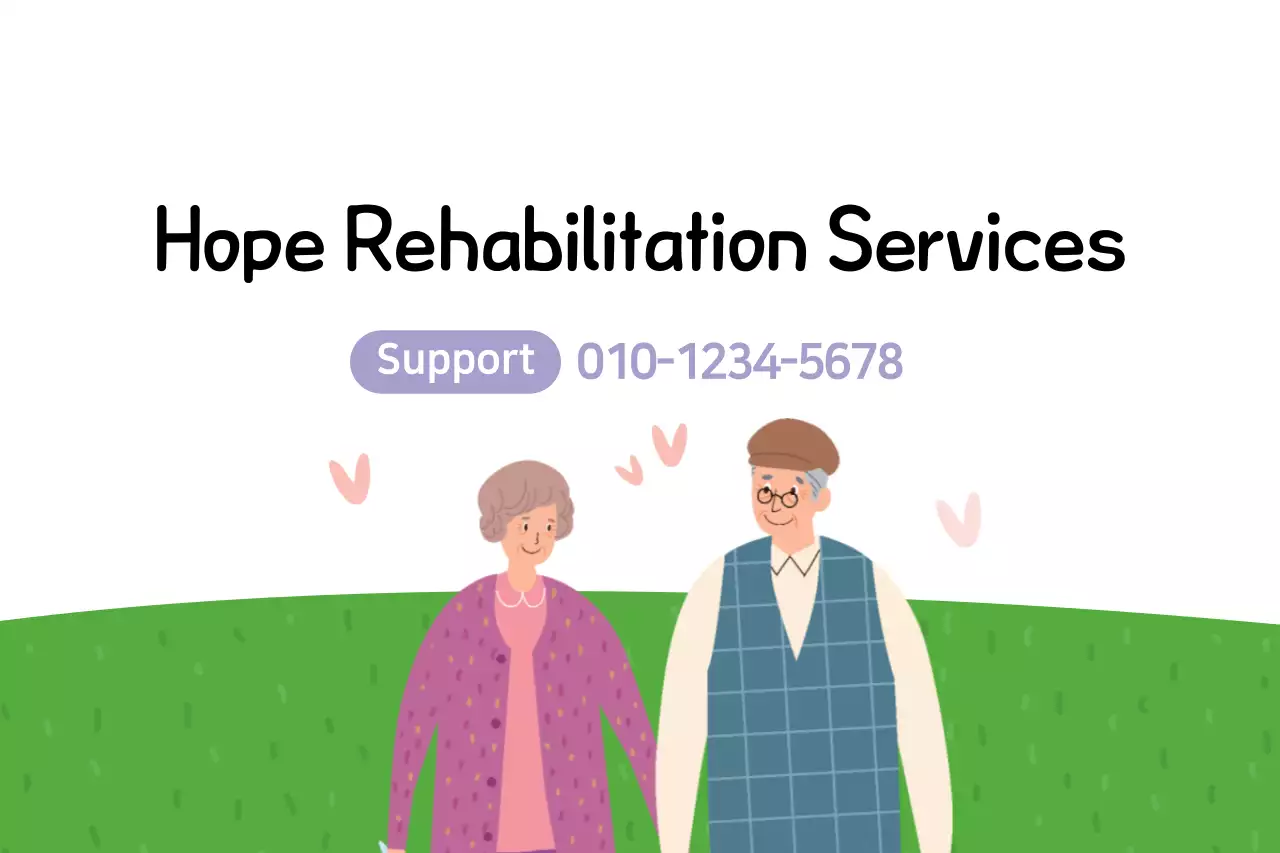 Pink Minimal Rehabilitation Promotion Banner