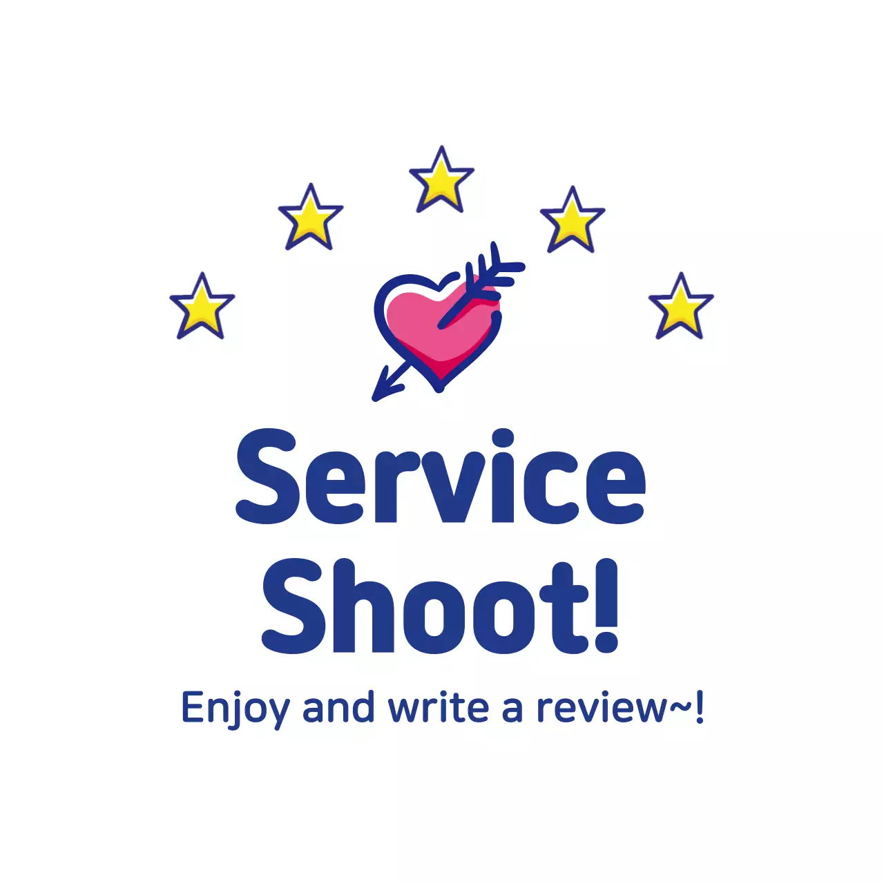 Blue Modern Review Promotion Banner