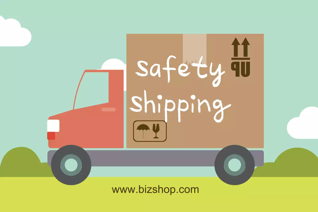 Red Minimal Shipping Advertisement Banner