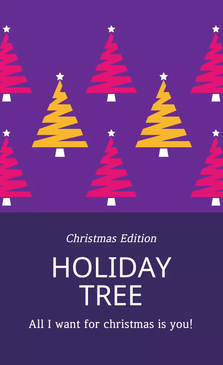 Nhãn quà tặng Giáng sinh màu tím hồng vàng