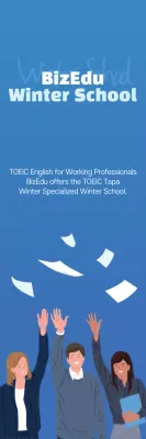 Banner de promoção da educação moderna azul