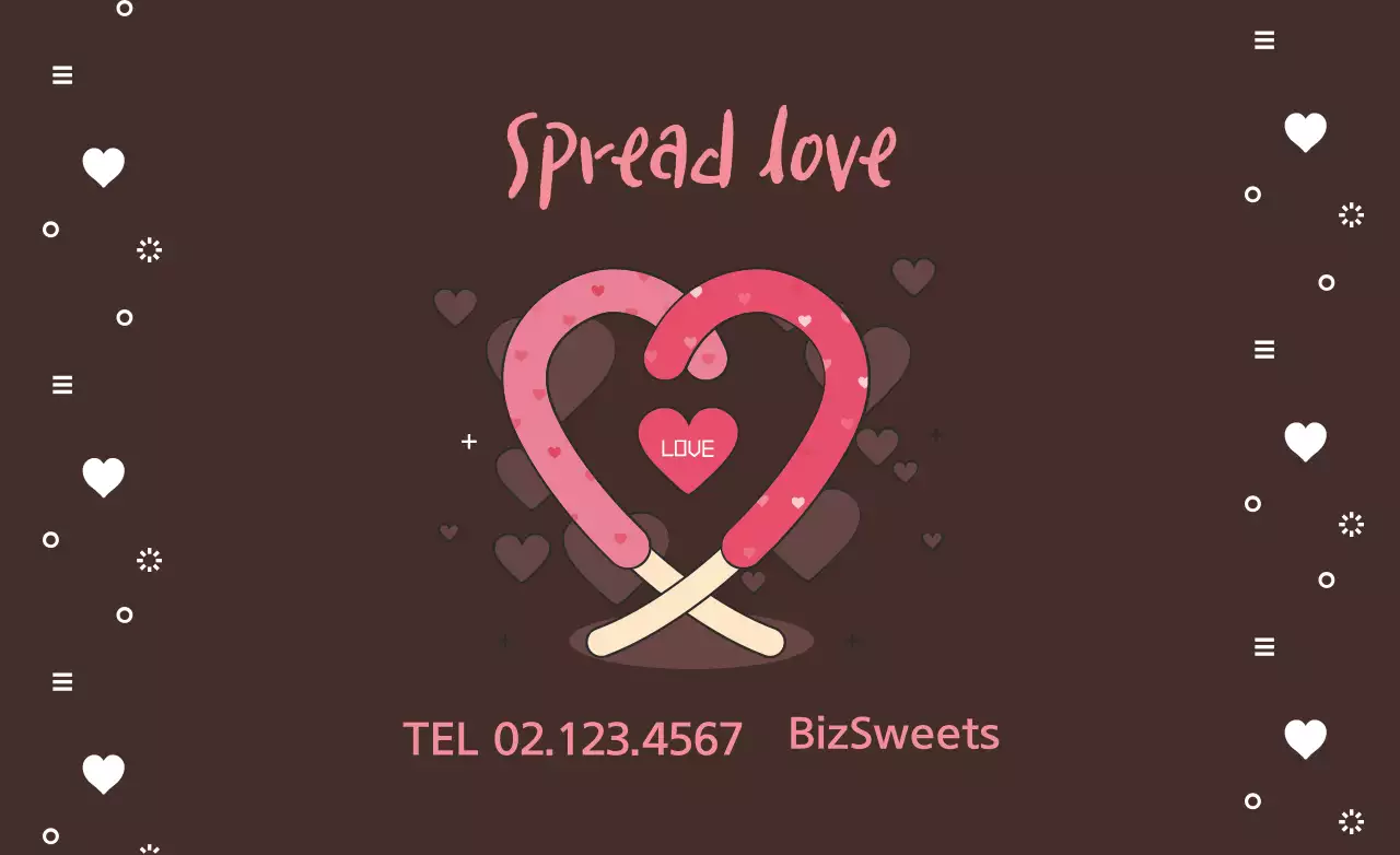 Brown Simple Love Promotion Banner