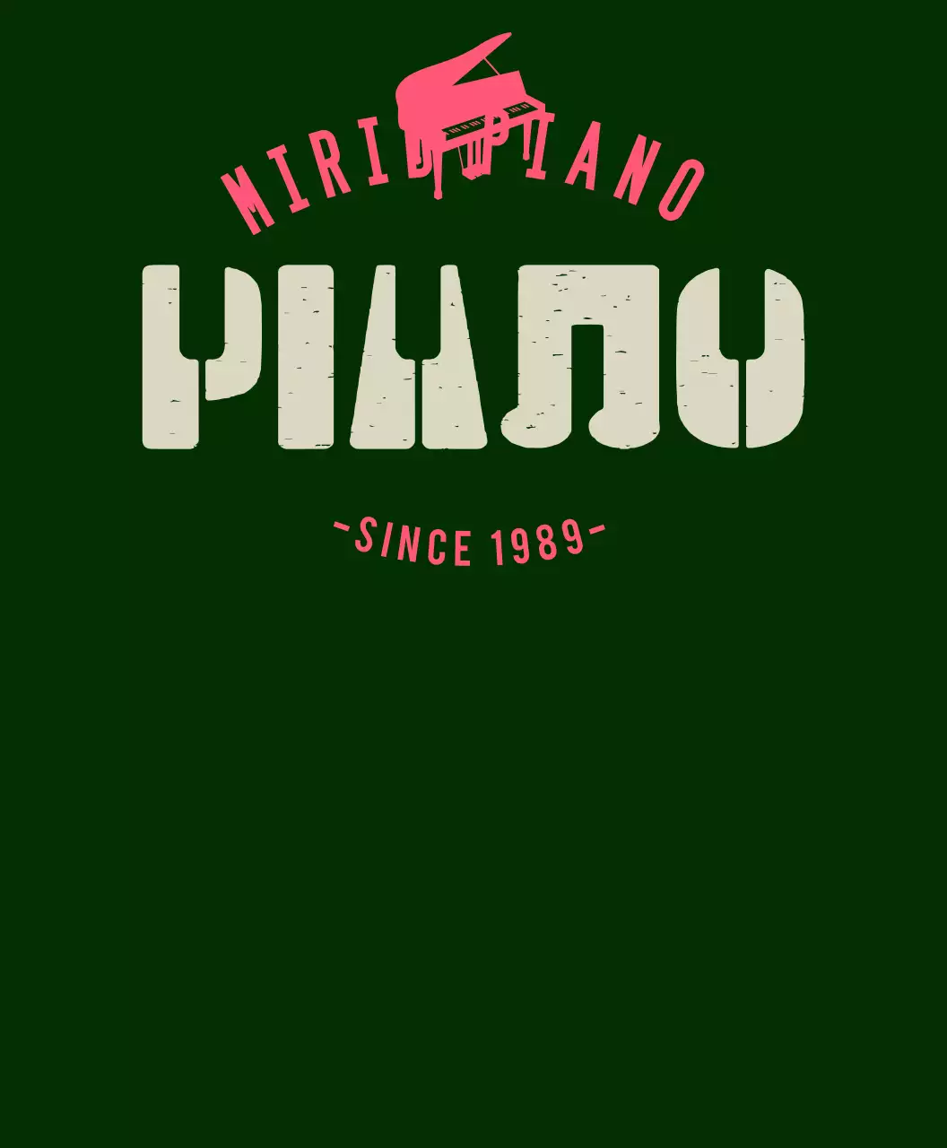 T-Shirt Kelompok Sekolah Piano