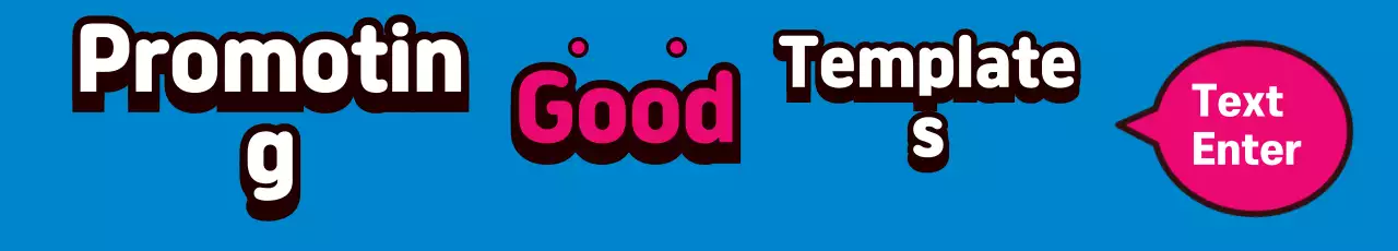 Banner promocional de modelo pop azul