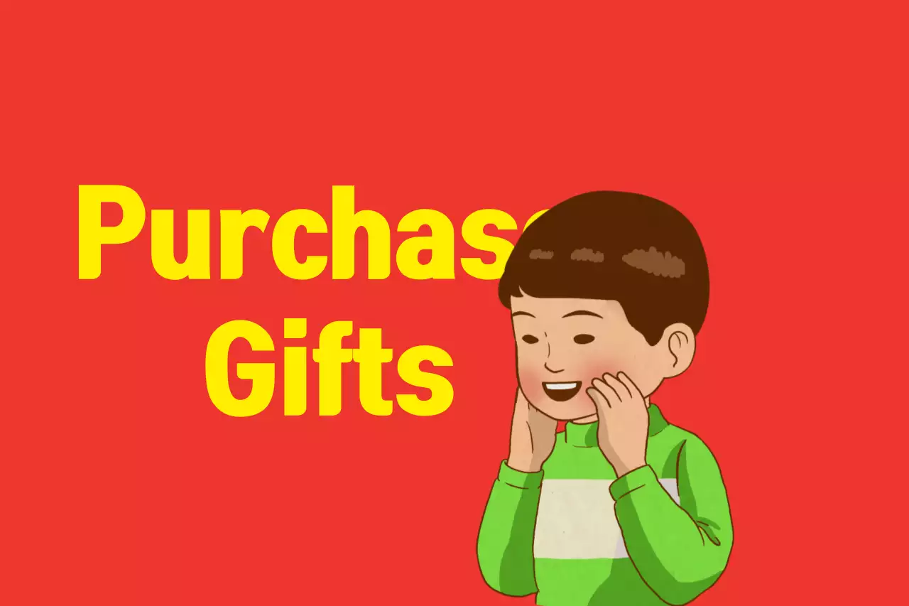 Red Retro Gifts Advertisement Banner