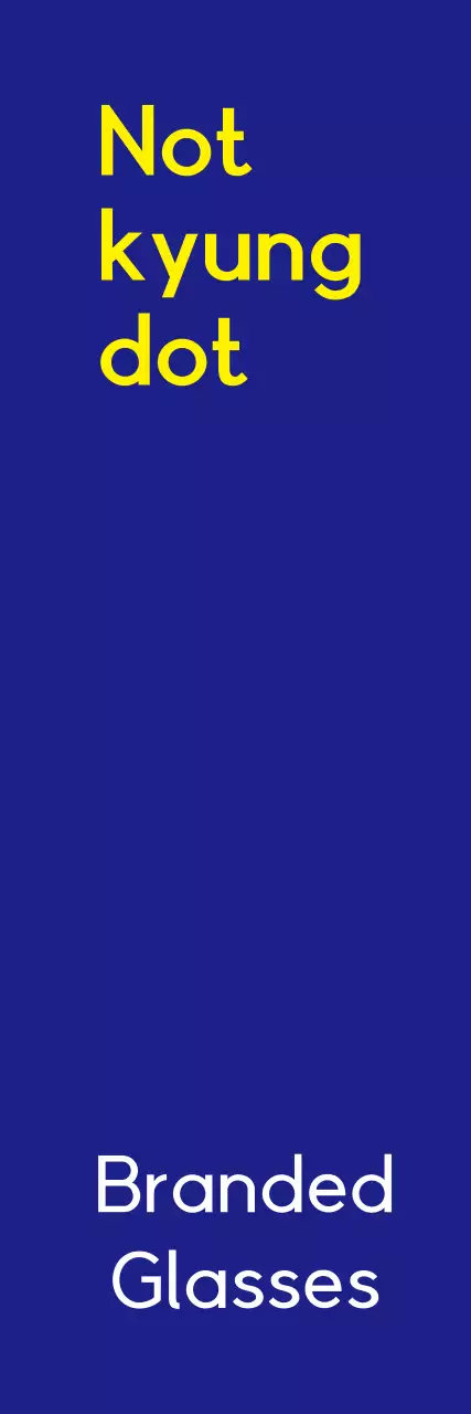 Banner promocional de óculos minimalistas azuis