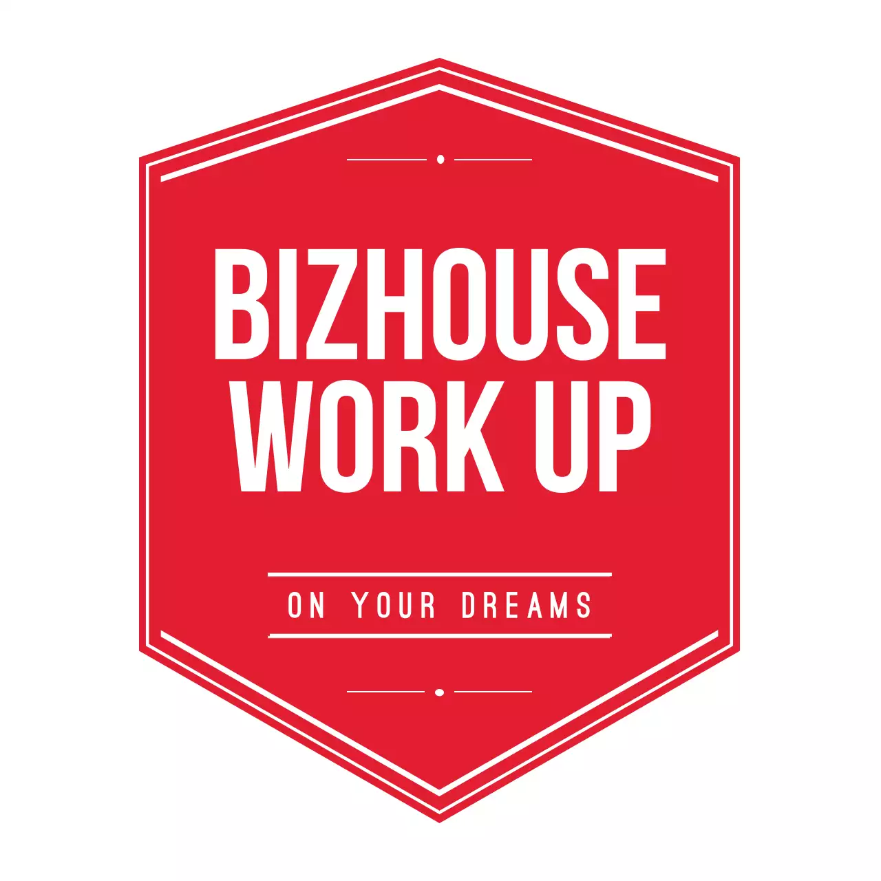 Red Modern Business Promotion Logo