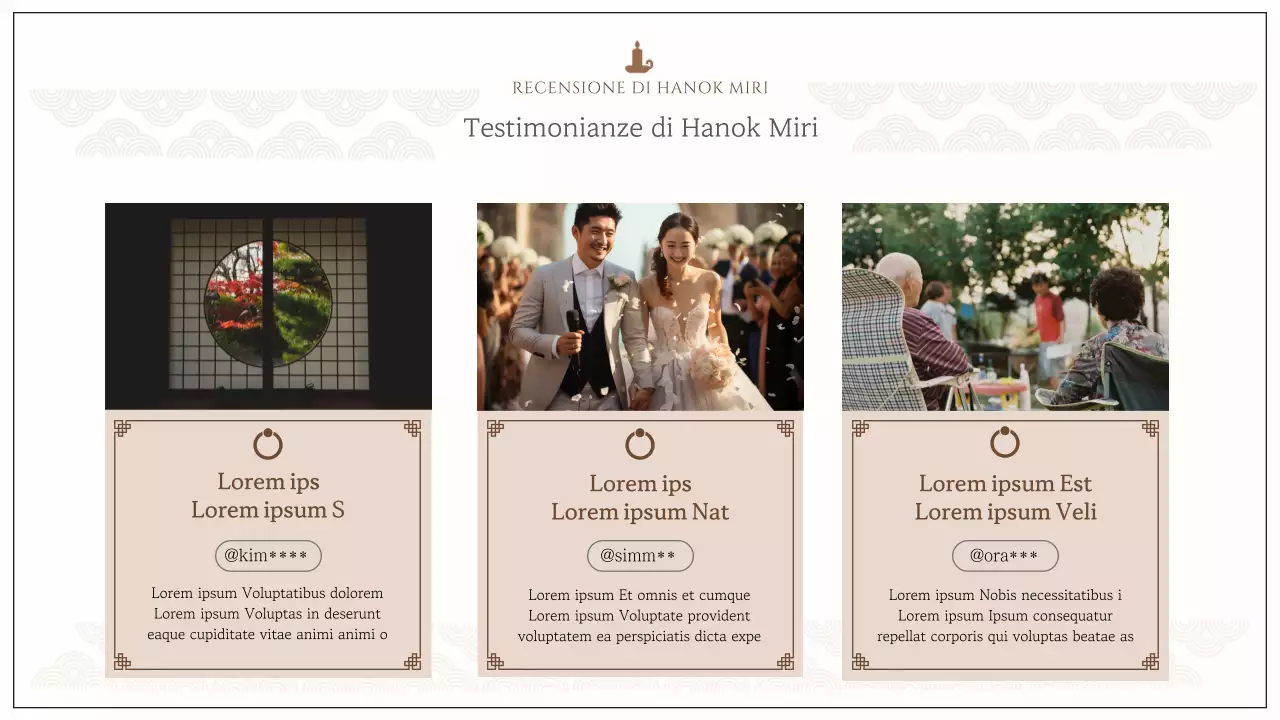 Uno spazio hanok in affitto con forme avorio e sentimentali