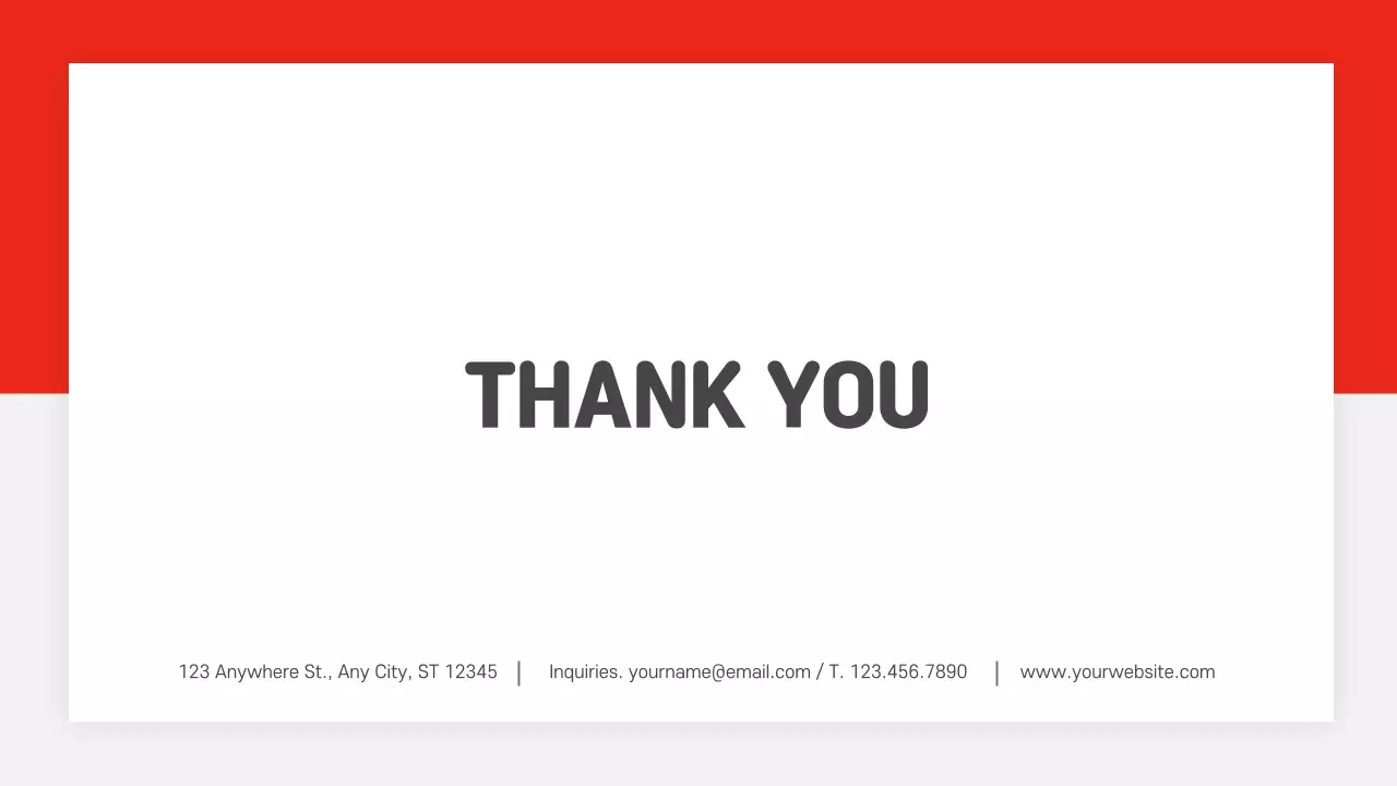 Red Modern Project Proposal Document Presentation