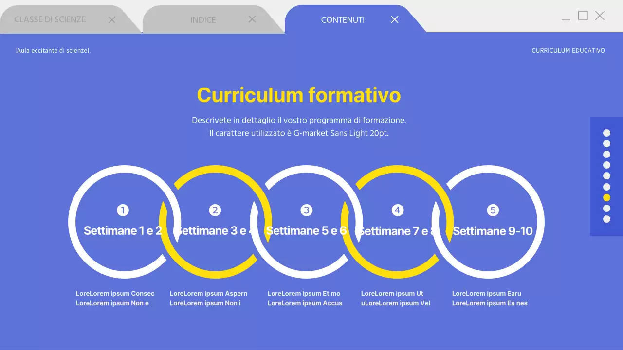 Presentazione del programma doposcuola