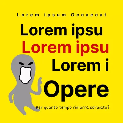 Memes virali emozionali di serie B con illustrazioni aliene su sfondo giallo