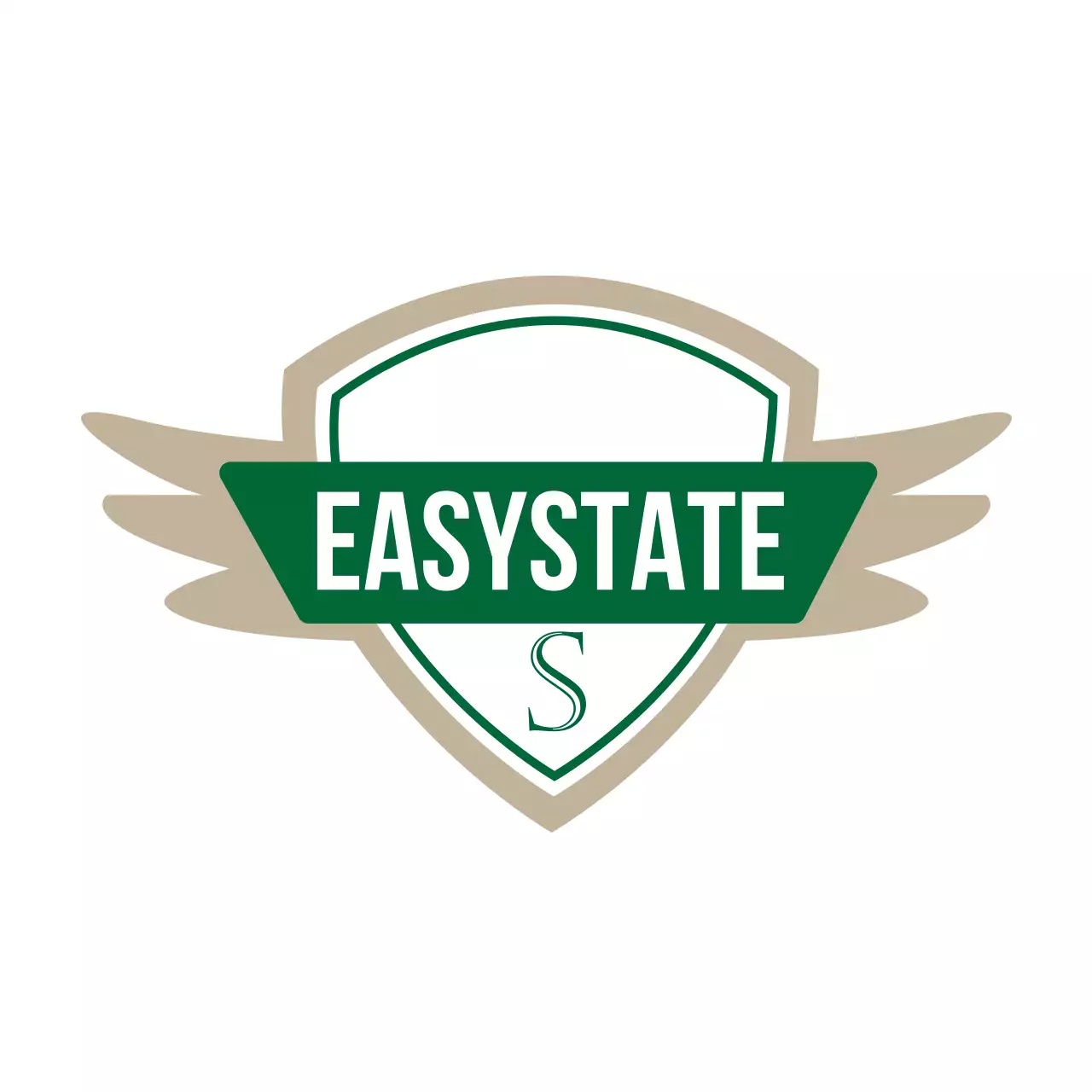 Logotipo de design minimalista verde