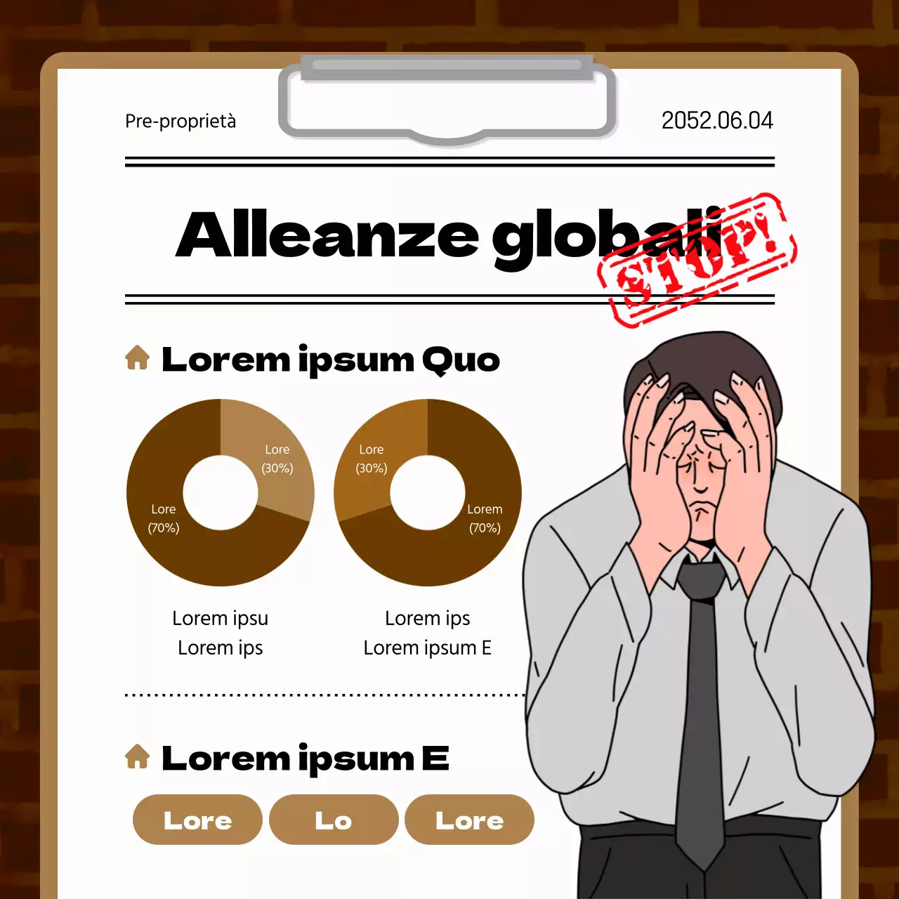 Dossier marrone e grigio: informazioni sulla truffa della carta