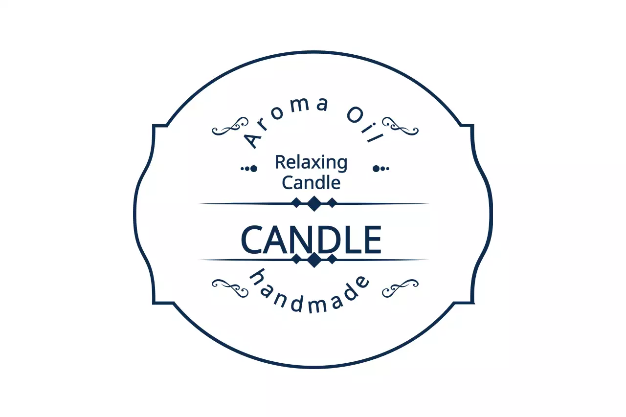 Banner de rótulo de vela elegante da Marinha