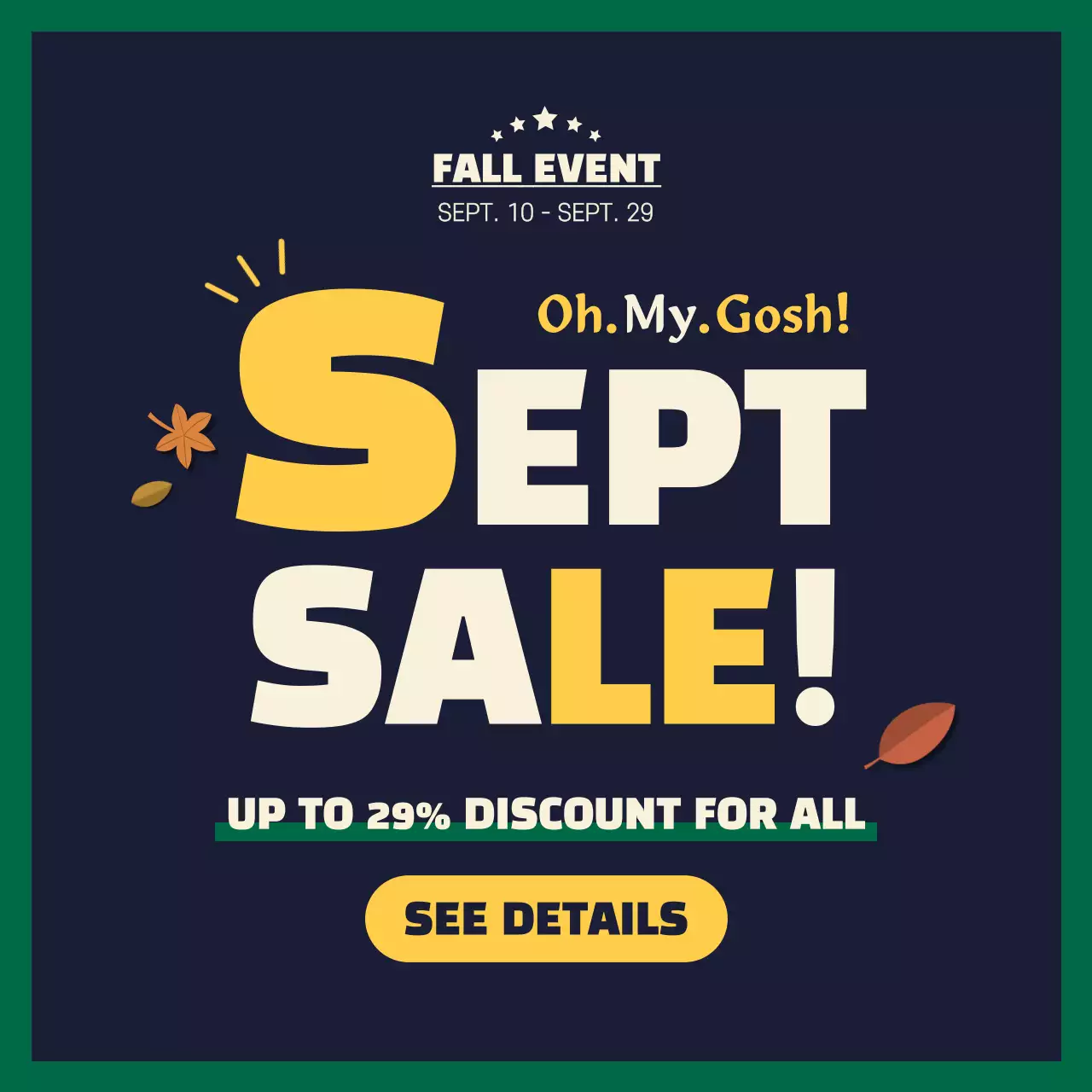 Postagem de promoção de venda da Navy Bold no Instagram