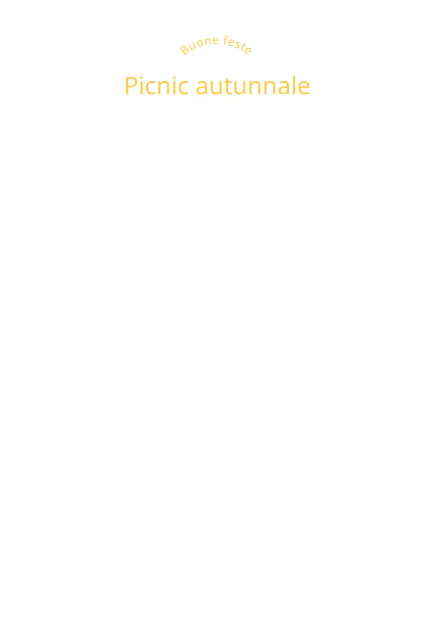 Autunno picnic sfondo interno foto in giallo