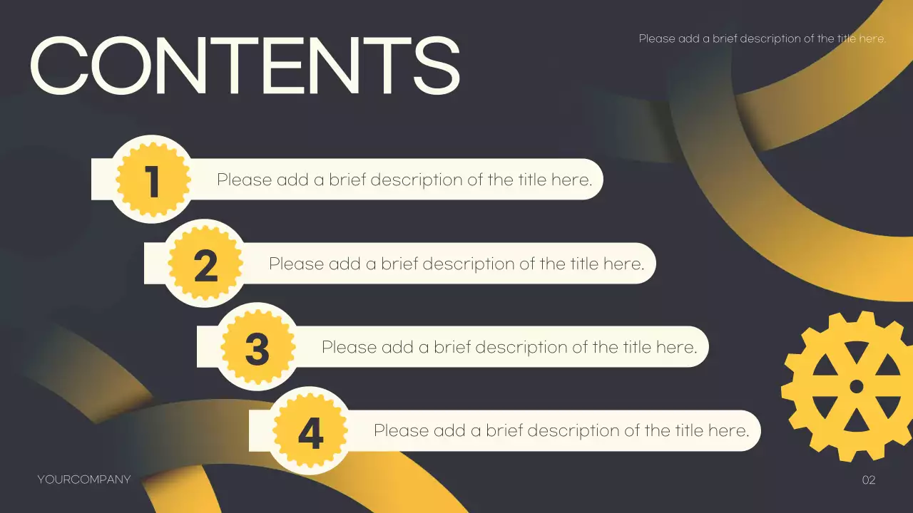 Yellow Abstract Business Plan Presentation