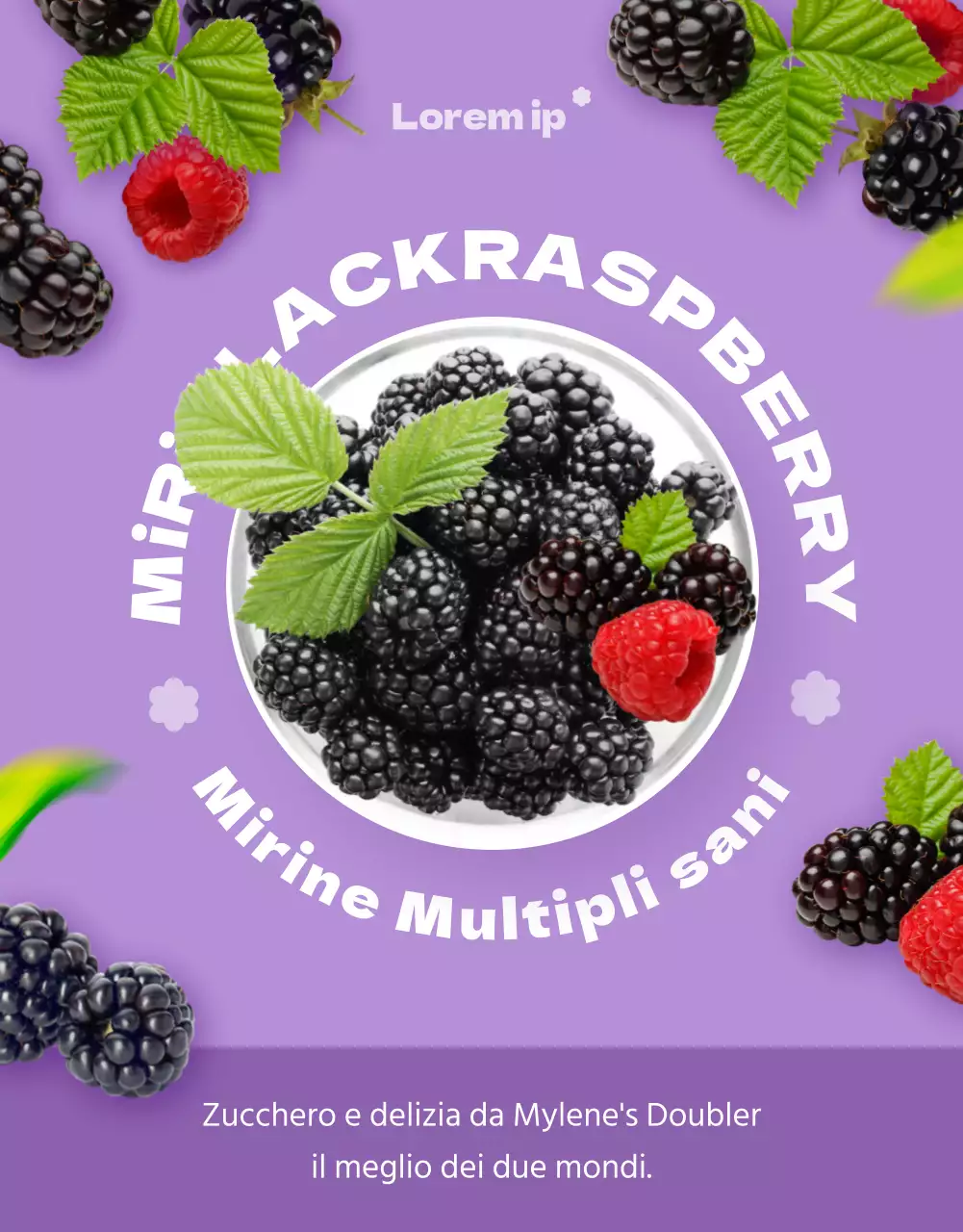 Un semplice e grazioso completo bianco e malva