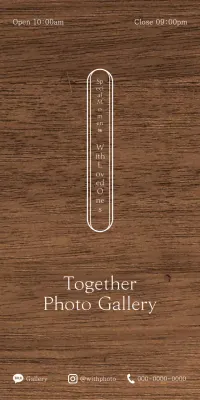 Emotional photography studio design with white, rounded rectangular lines.