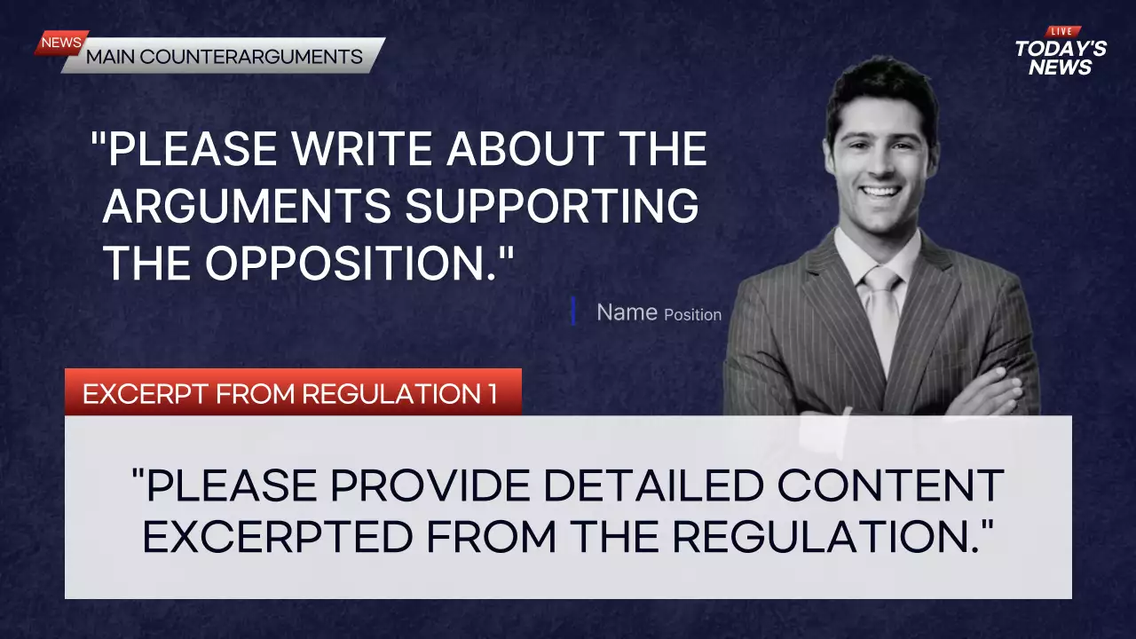 Blue Modern News Announcement Presentation