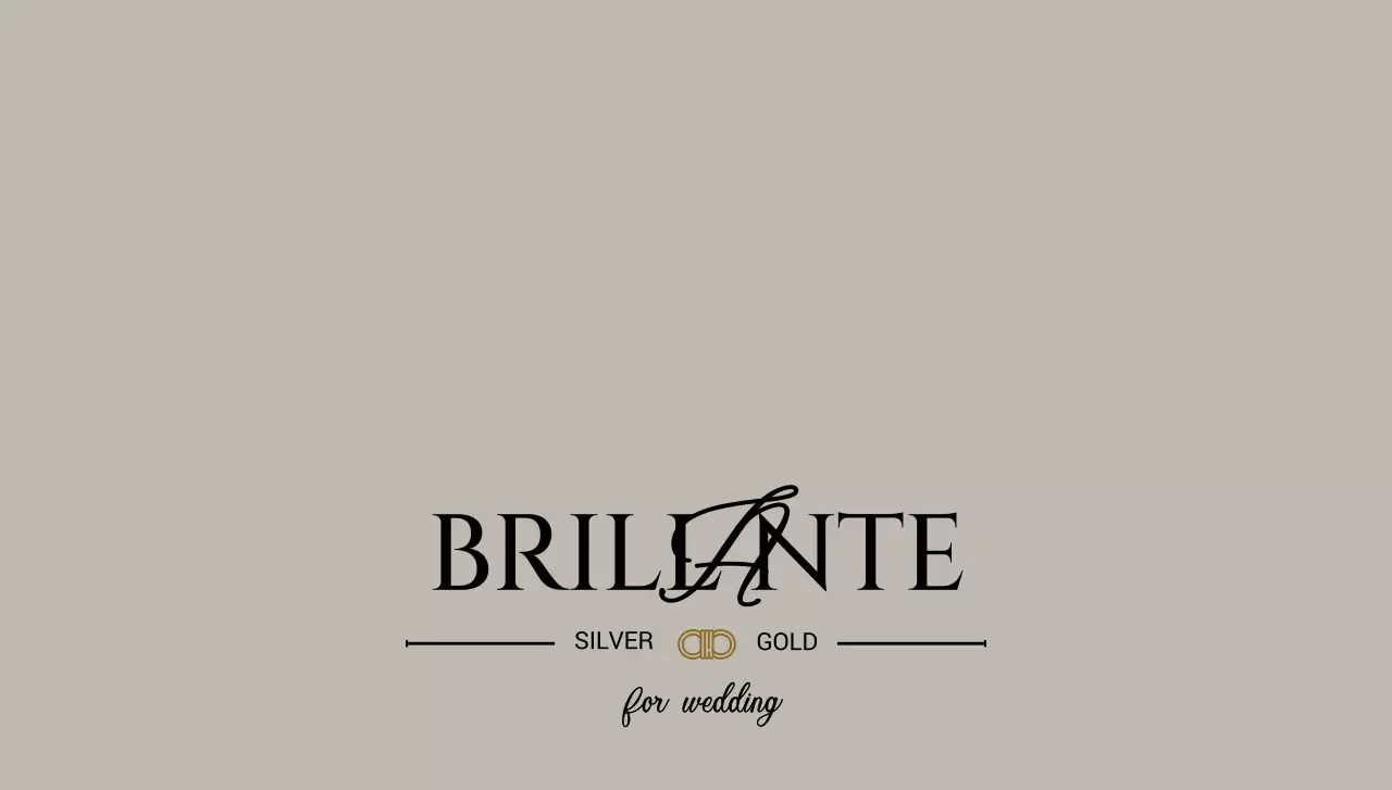 A design with a black, classy, wedding-only jewelry store logo.