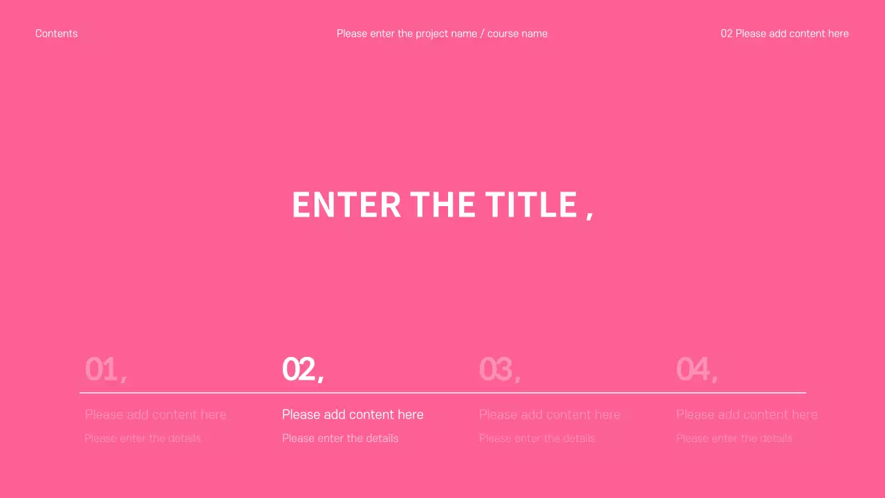 Presentasi Panduan Minimalis Berwarna-warni