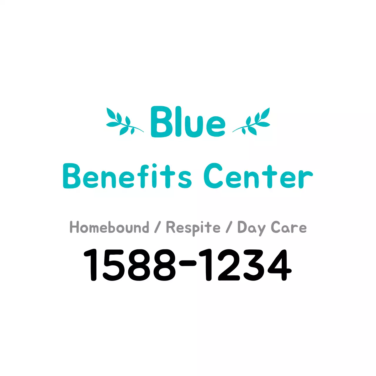 Promote your white text wellness center