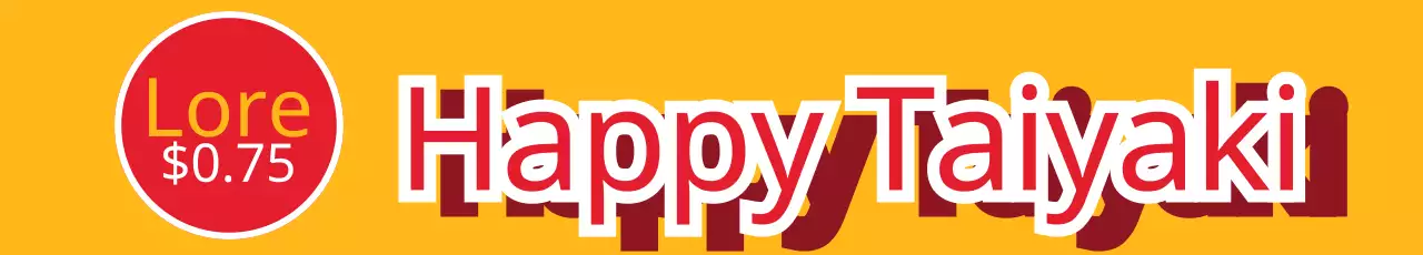 Banner de promoção de lanches da moda amarelo