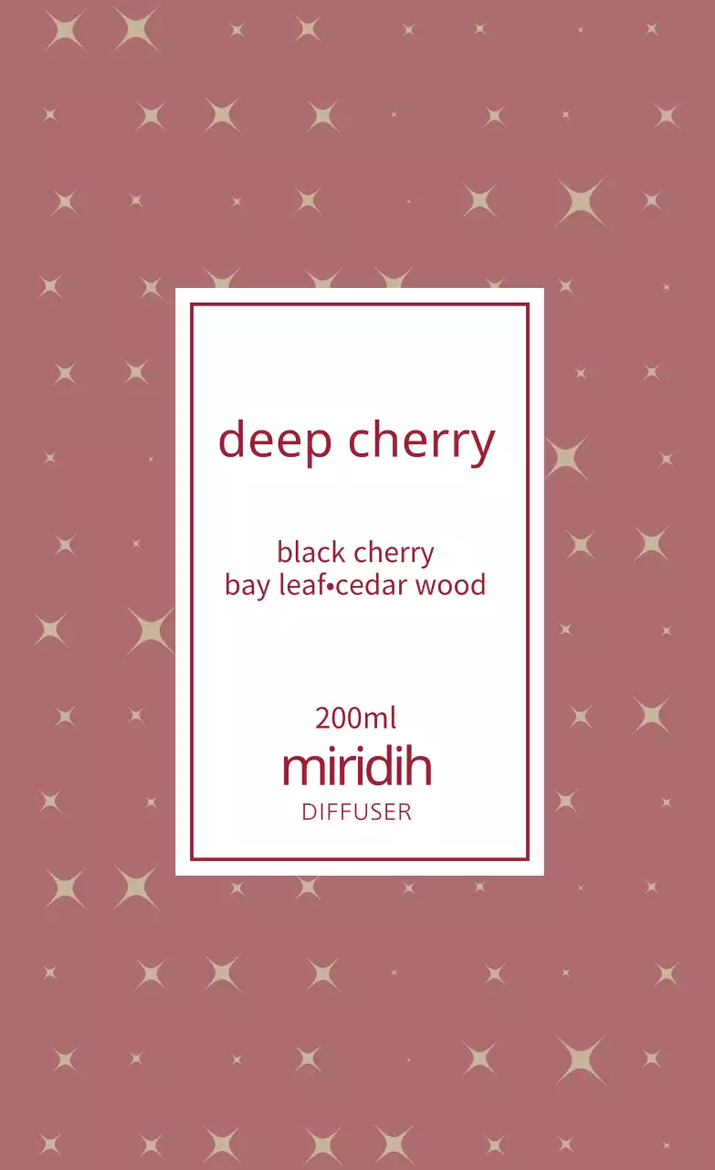 Nhãn khuếch tán hoa văn lấp lánh màu đỏ