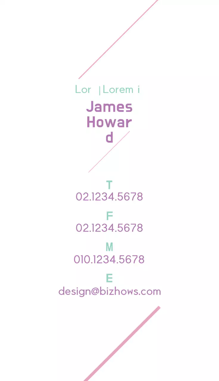 Cartão de visita de anúncio de estúdio moderno roxo