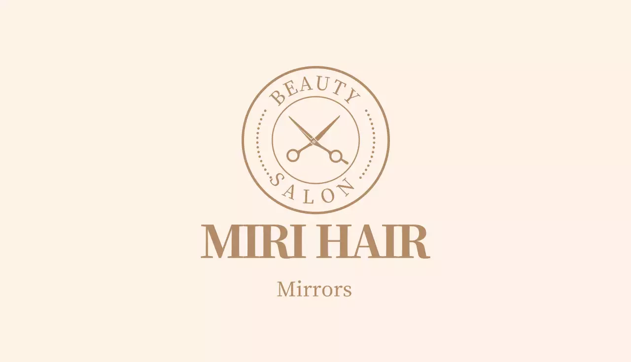 Kartu Nama Kecantikan Elegan Beige