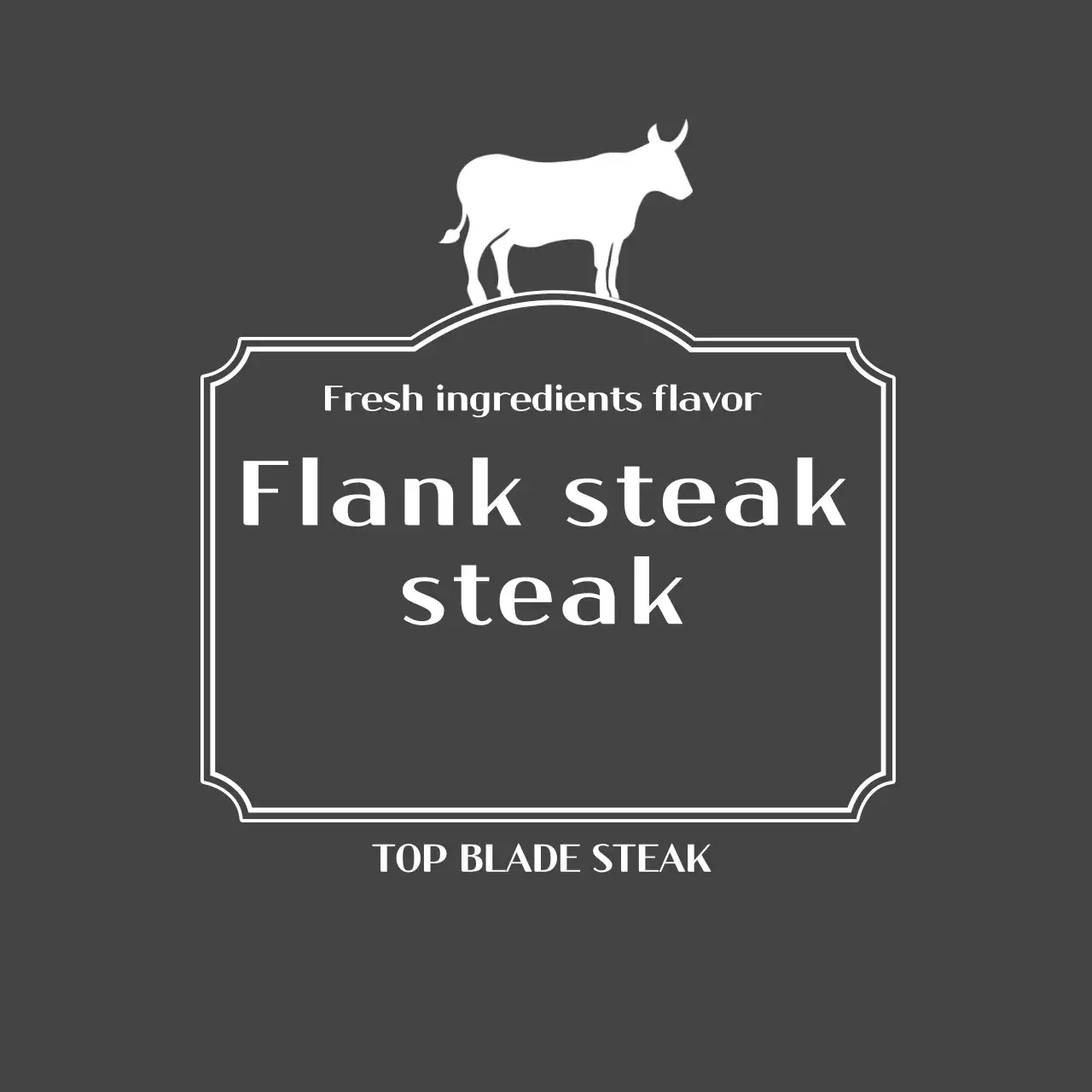 Ribeye Steak Label