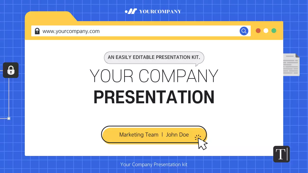 Blue Modern Kit Promotion Presentation