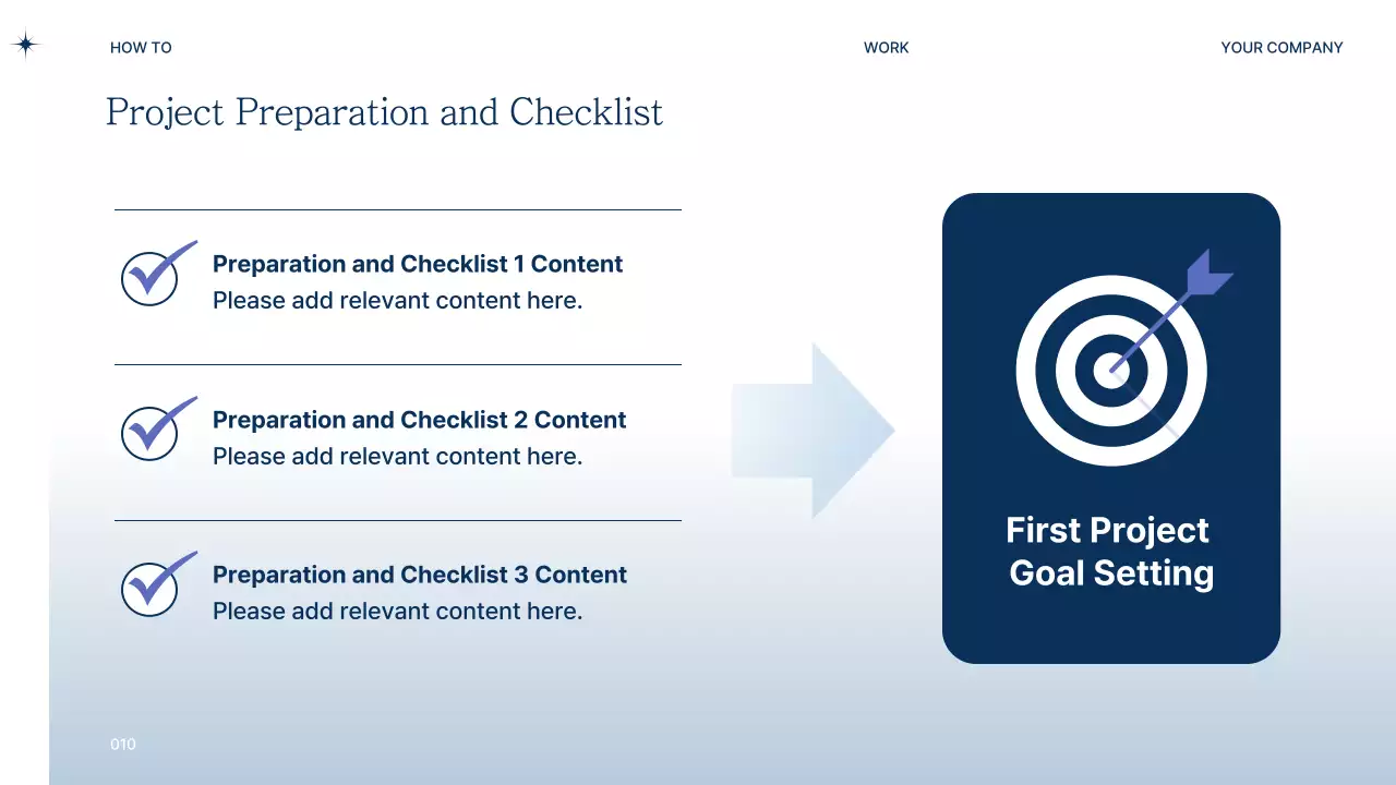 Navy blue modern business PT proposal