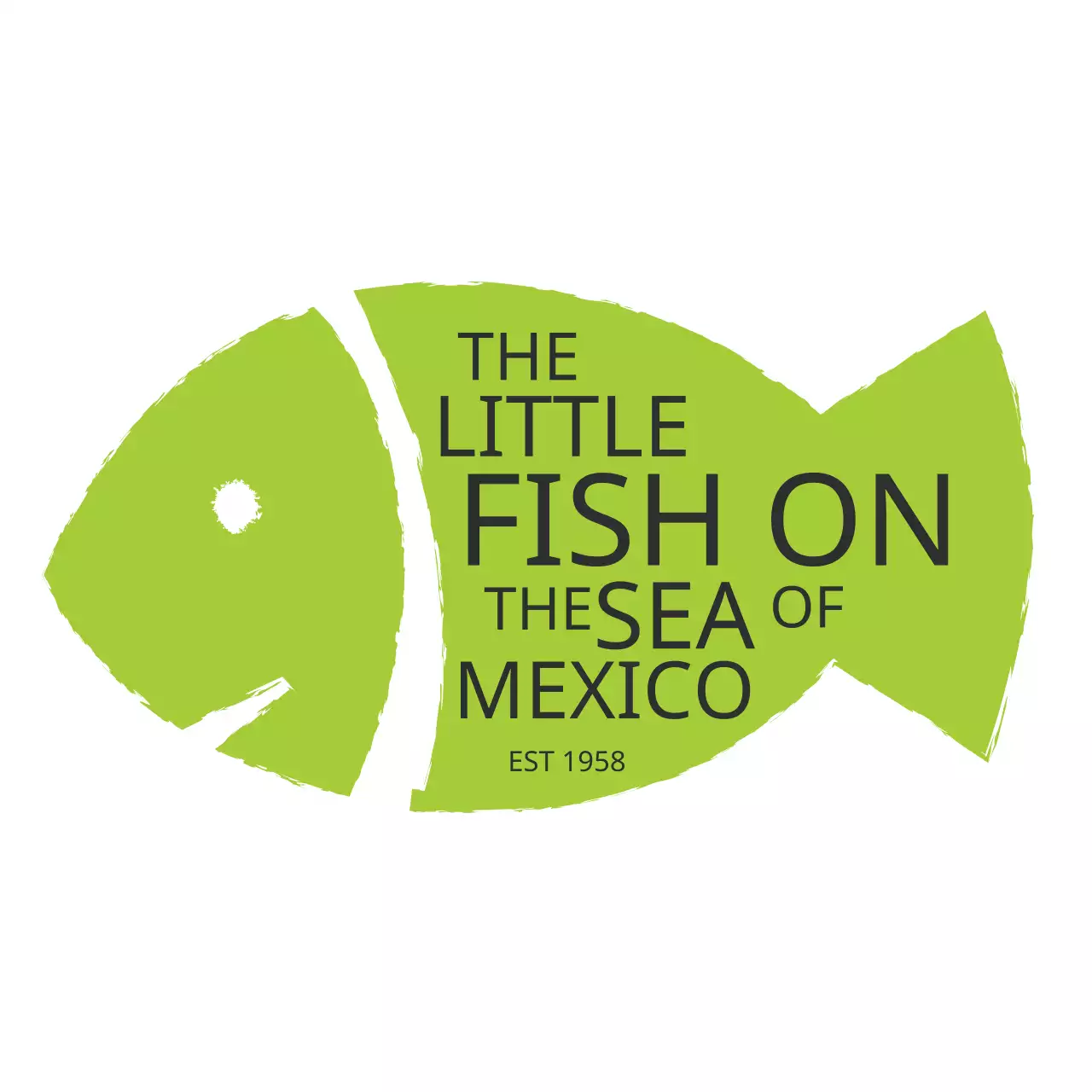 Green Minimal Fish Advertisement Logo