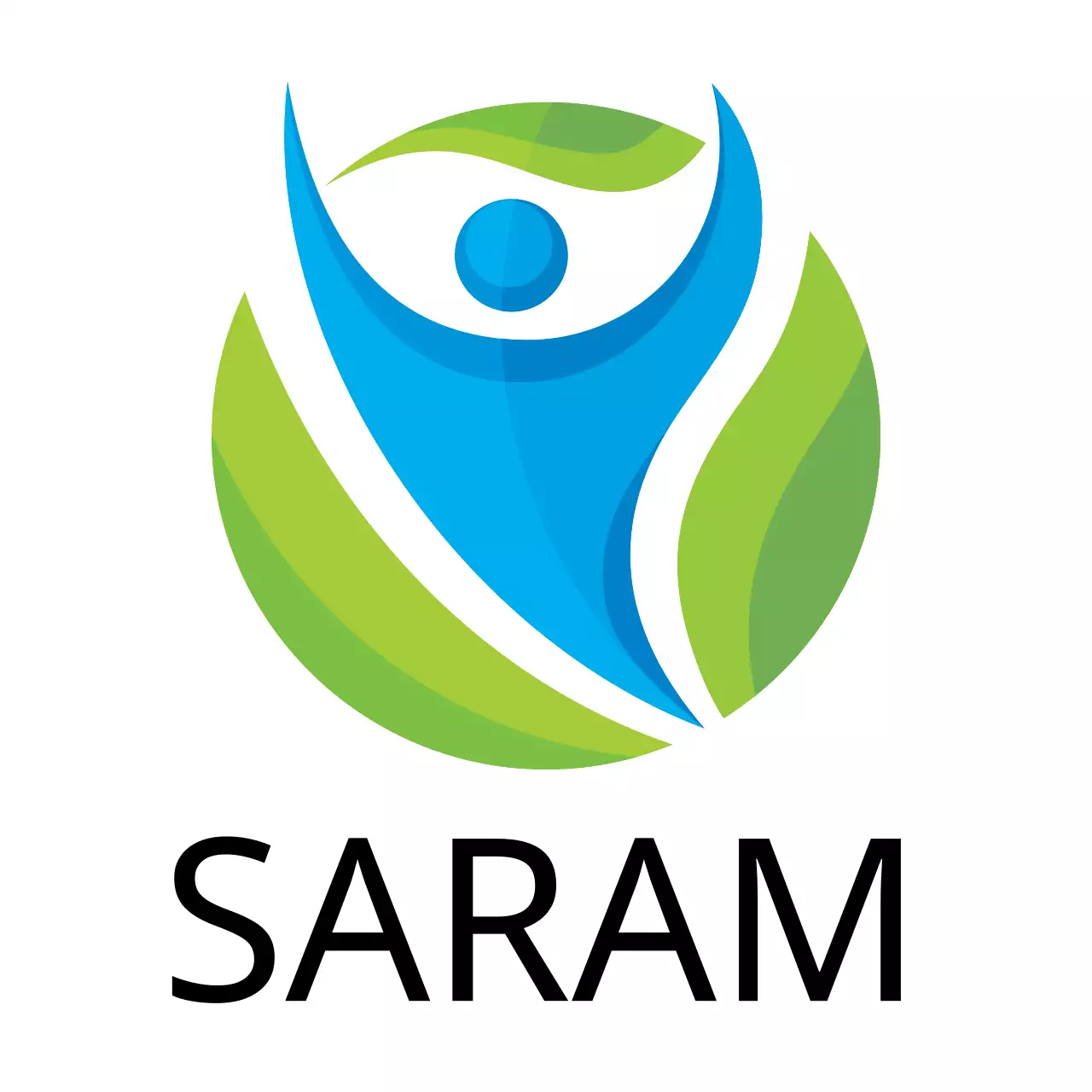 Blue Modern Health Promotion Logo