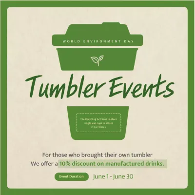 A Simple Tumblr Event in Green
