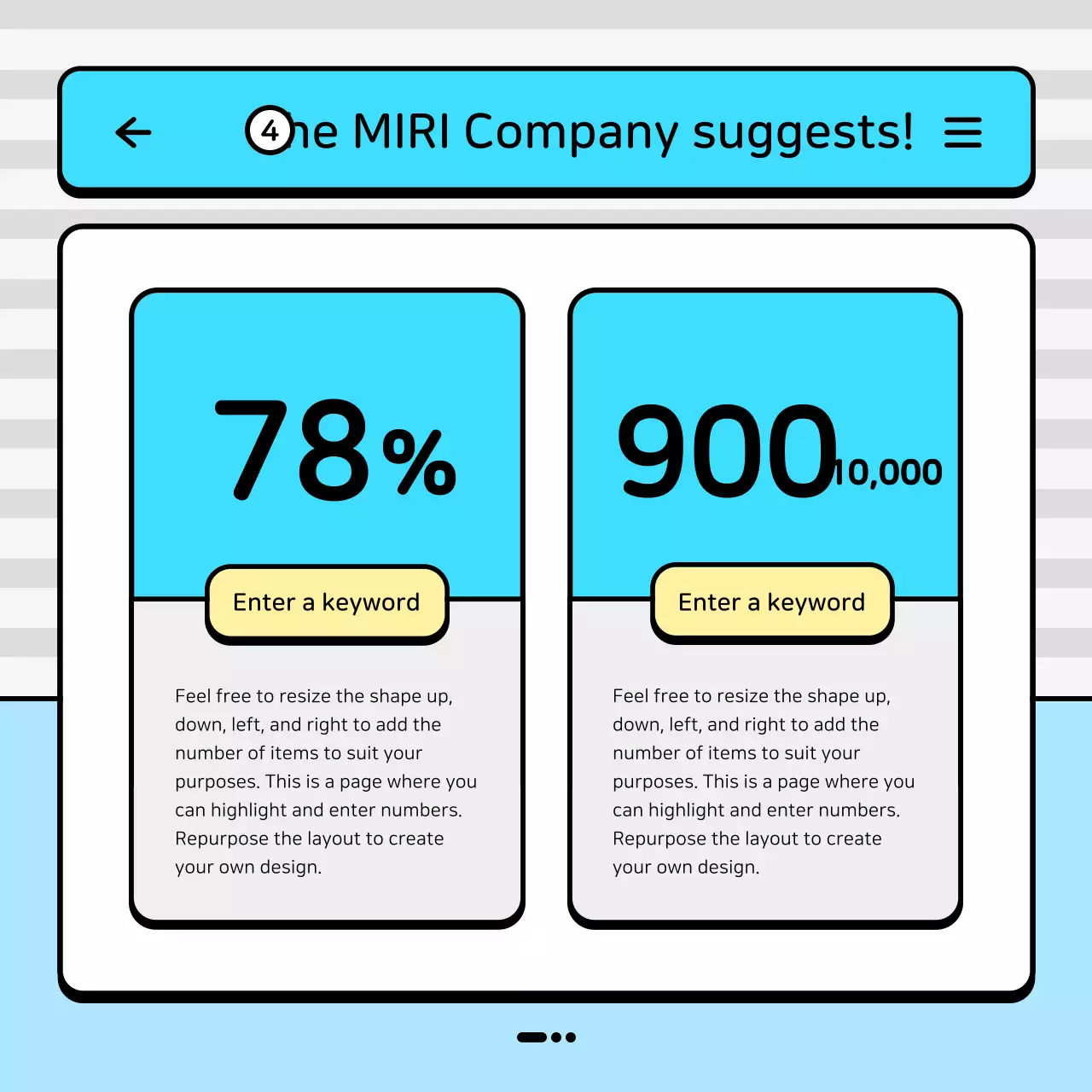 Blue Modern Marketing Report Instagram Carousel