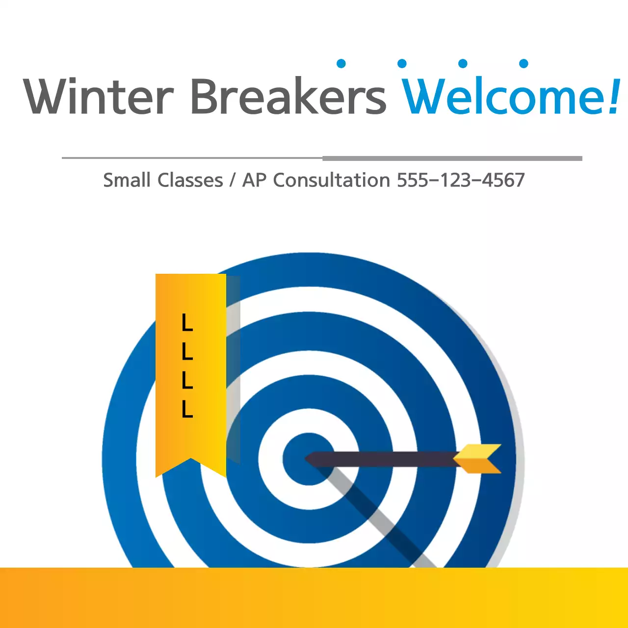 Blue Modern Education Promotion Banner