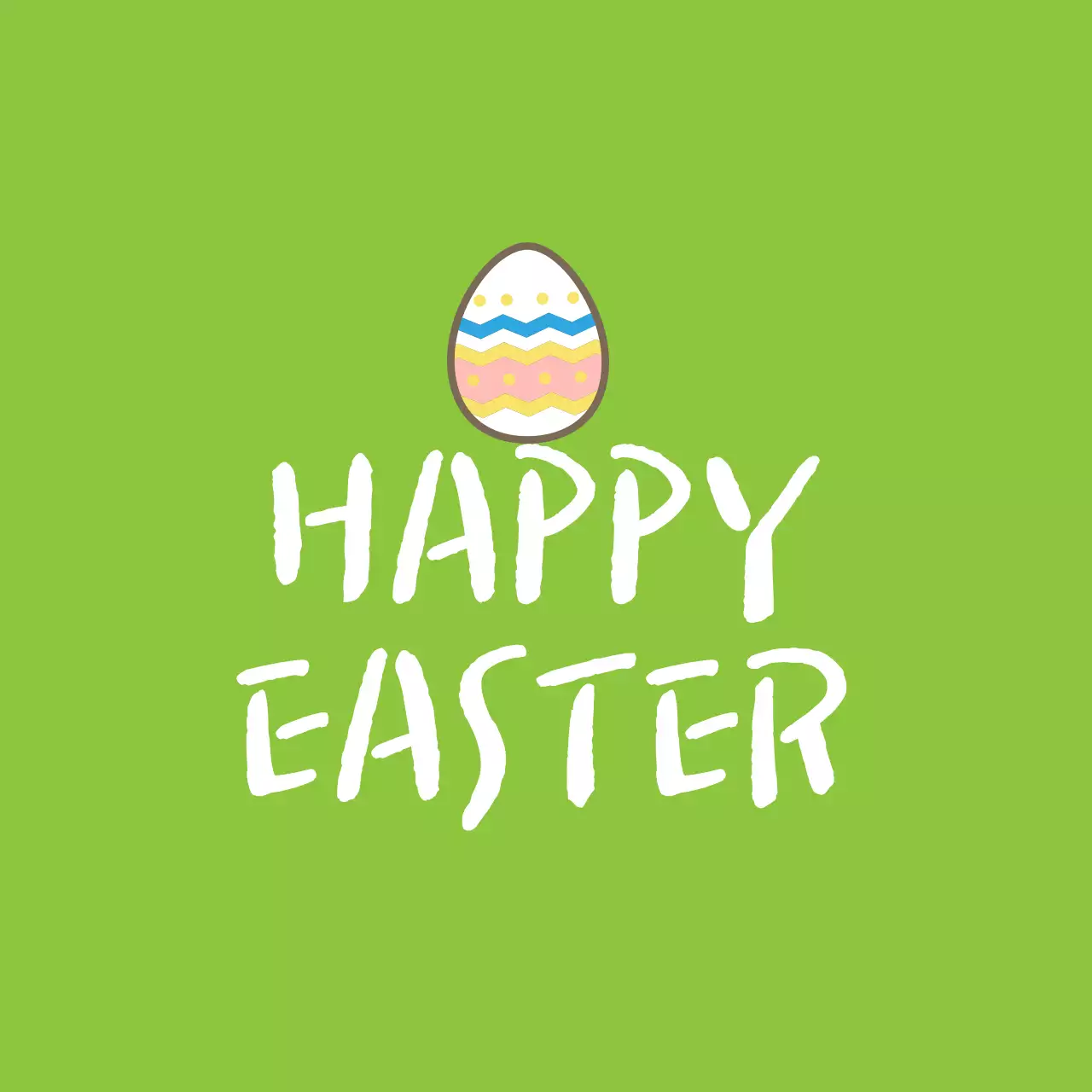 Cute Easter church circle stickers in chartreuse color