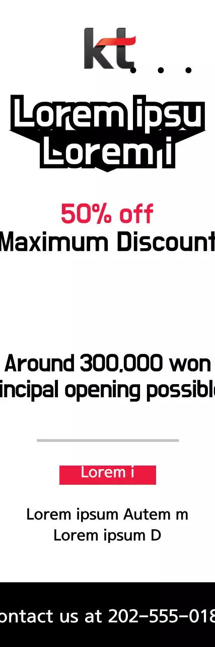 Banner de promoção de desconto moderno vermelho