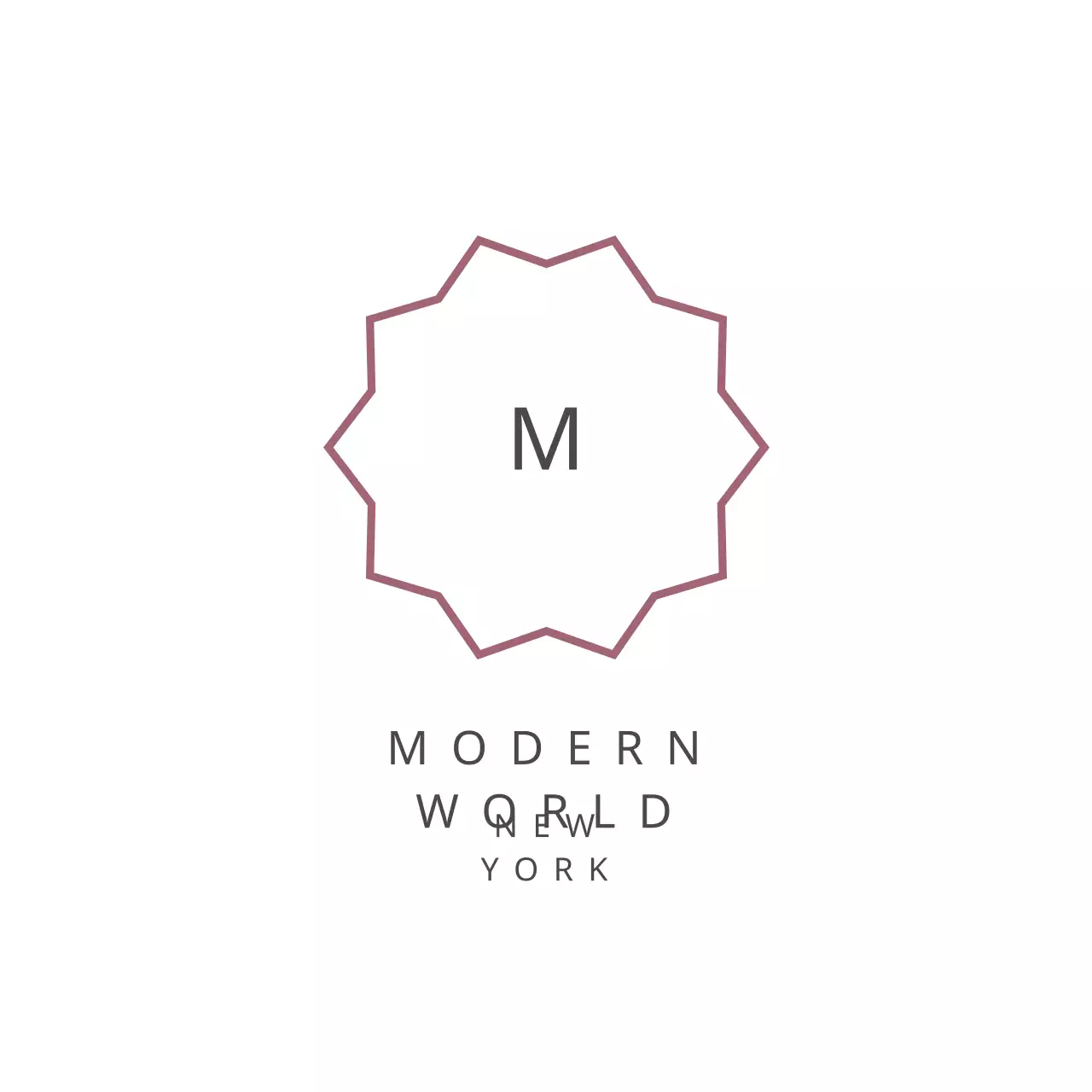 White Minimal Business Card Logo