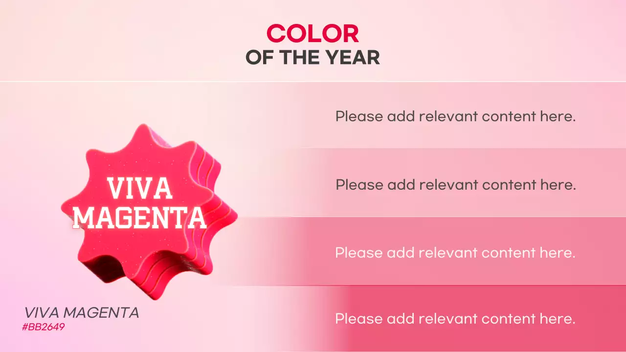 Pink Modern Trends Promotion Presentation