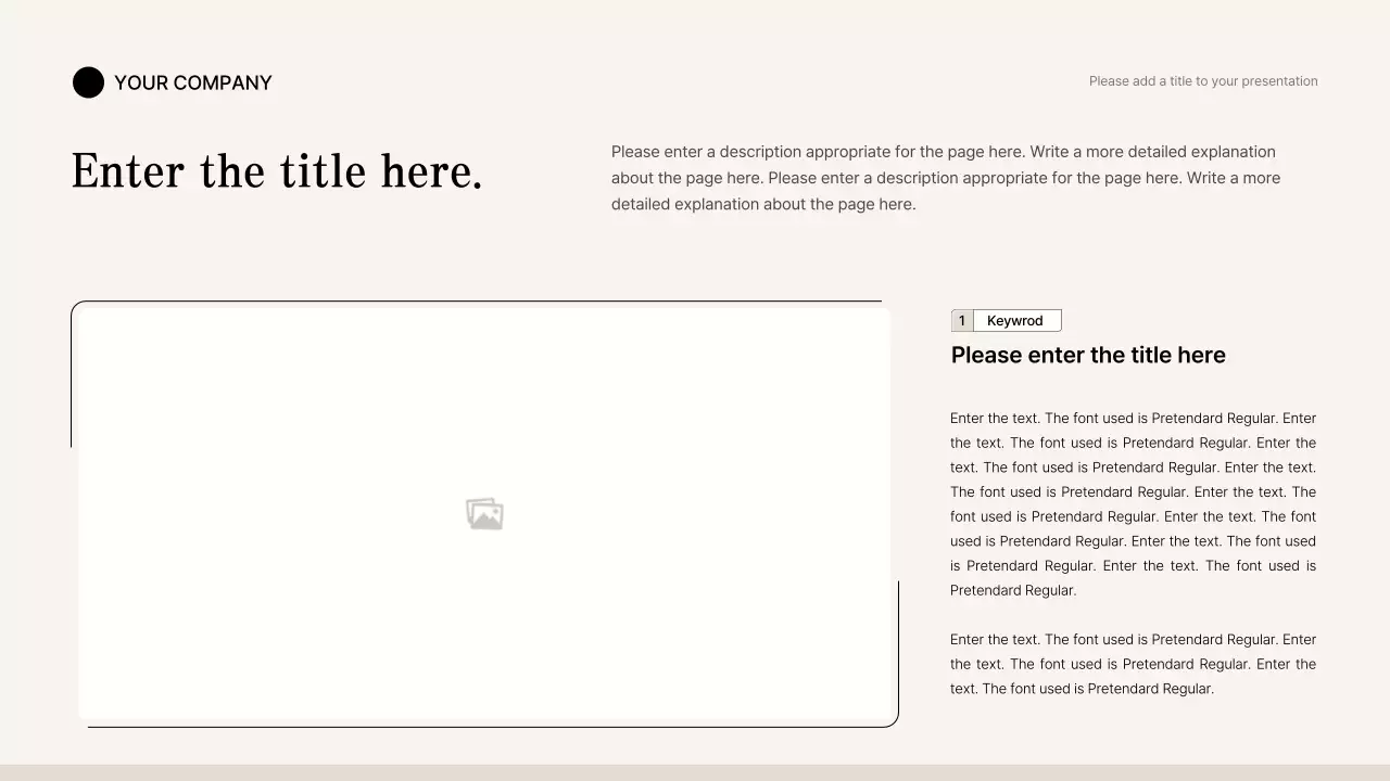 Beige Minimalist Business Report Presentation